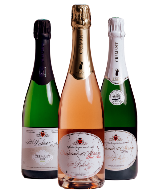 Bouteilles de crémant d'Alsace, Domaine Sylvie Fahrer et Fils Bouteilles de crémant d'Alsace