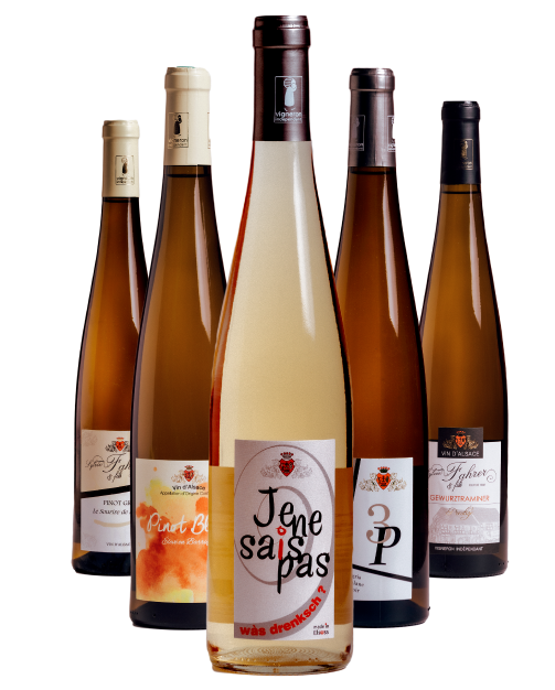 Les vins blancs d'Alsace. Domaine Sylvie Fahrer et Fils Vins blancs d'Alsace, Vente en linge vins et crémants d'Alsace